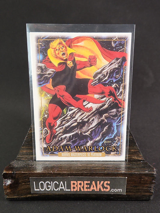 9 - Adam Warlock (front) Apocalypse (back) Error Card - Leather